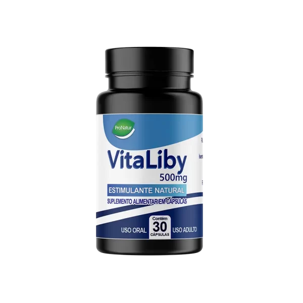 VitaLiby - Estimulante Que Funciona De Verdade - 30 Cápsulas