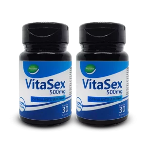 Vitasex – Estimulante Que Funciona De Verdade – 30 Cápsulas 02 Frascos