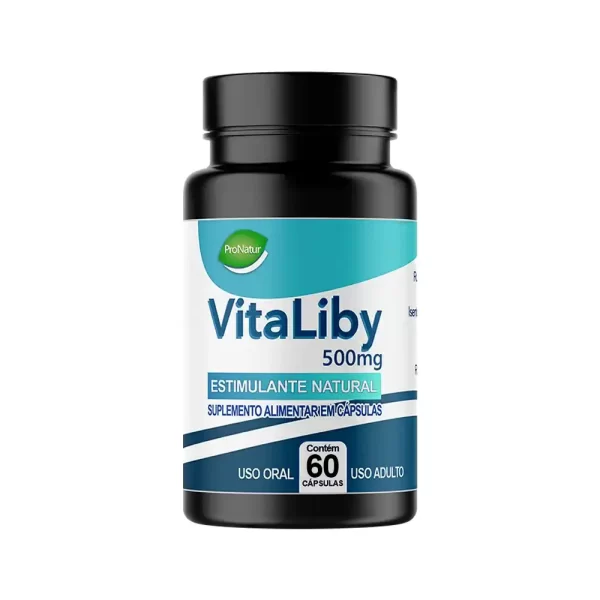VitaLiby - Estimulante Que Funciona De Verdade - 60 Cápsulas